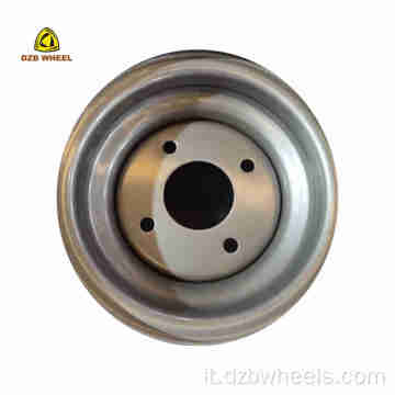 Ruota in acciaio ATV 4x110 per carrelli